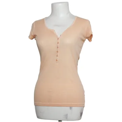 Henley shirt (Beige) from Blaumax Cotton