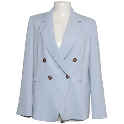 Blazer (Blue) from Oltre Elastane, Polyester, Viscose