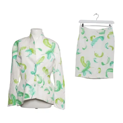 Mantelpak (Wit, Groen) van Thierry Mugler Zijde, Viscose