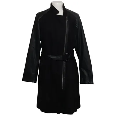 Mantel (Schwarz) von Sarah Kern Elasthan, Polyester, Polyurethan, Wolle