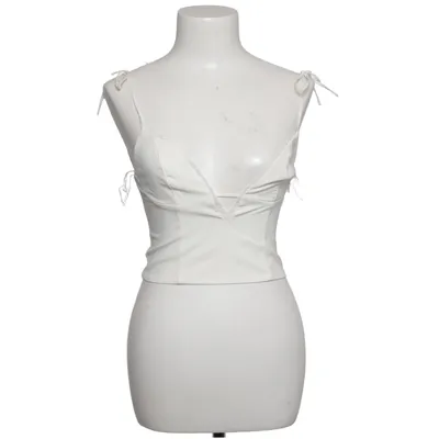 Crop top (Blanc) de Oh Polly Élasthane, Polyester