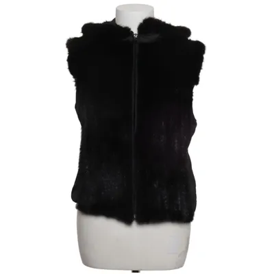 Gilet d'extérieur (Noir) de Max & Moi Vison, Polyester