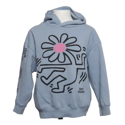 Hættetrøje (Blå) fra Keith Haring Bomuld, Polyester