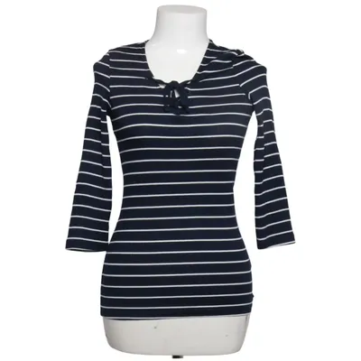 Long sleeve T-shirt (Blue, White) from Tom Tailor Denim Elastane, Polyester, Viscose