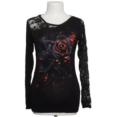 Long sleeve T-shirt (Black) from Spiral Elastane, Polyamide, Viscose