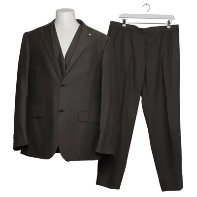 Suit (Gray) from Duke of Dunkan Polyester, Viscose