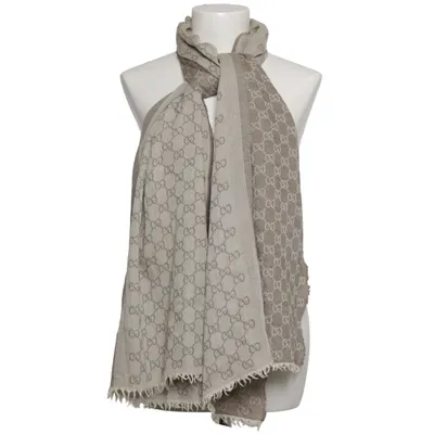 Sommerschal (Grau) von Gucci Seide, Wolle