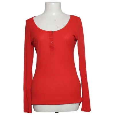 Henley shirt (Red) from Louche Cotton, Polyester