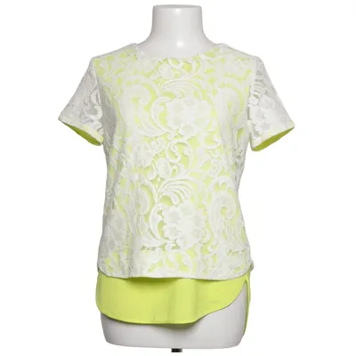 Top (Gul, Hvid) fra Leshop Bomuld, Polyamid, Polyester