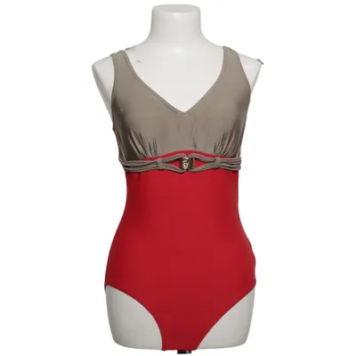 Swimsuit (Red, Beige) from Privacy Elastane, Polyamide