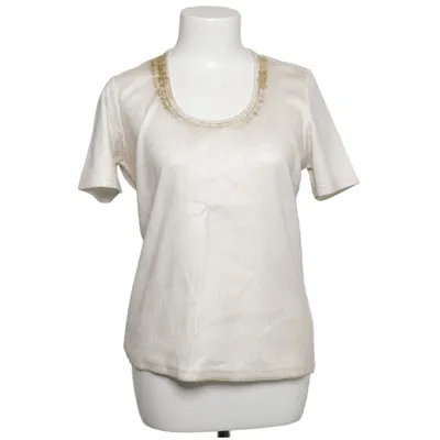 T-shirt (White, Gold) from Betty Barclay Elastane, Viscose