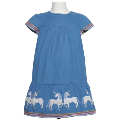 Klänning (Blå, Flerfärgad) från Mini Boden Bomull, Polyester