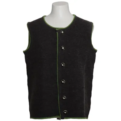 Vest (Grå, Grøn) fra Waldschütz Akryl, Uld