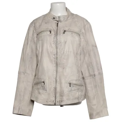 Leather jacket (Gray) from 7 eleven Leather, Polyester