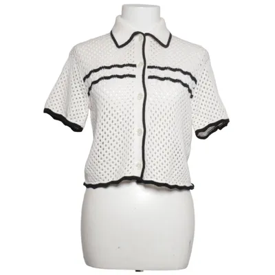 Kofta (Vit, Svart) från Abercrombie & Fitch Akryl, Bomull