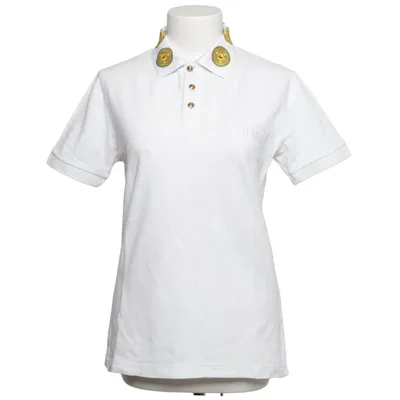 Pikétröja (Vit, Flerfärgad) från Versace Jeans Couture Bomull, Elastan, Polyester