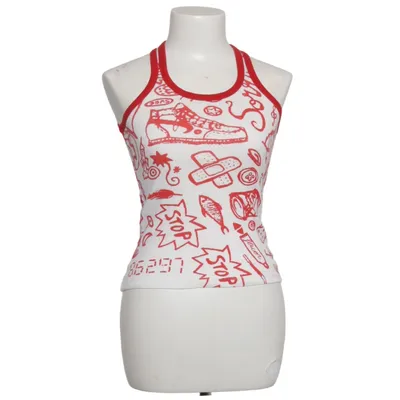 Tank Top (White, Red) from Zara