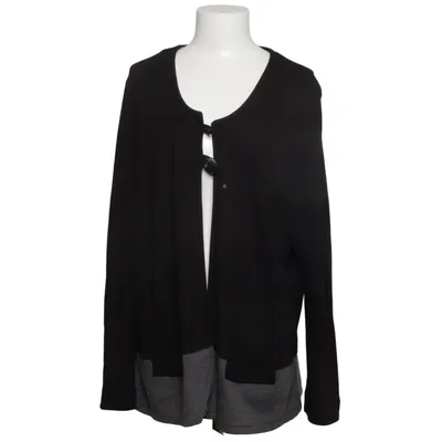 Strickjacke (Schwarz, Grau) von Gina Laura Collection Elasthan, Polyester, Viskose
