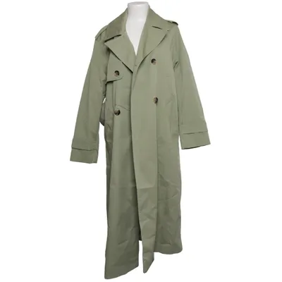 Trench coat (Green) from Mango Cotton, Polyester