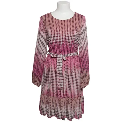 Robe (Rose, Beige) de New Collection Élasthane, Polyester, Viscose