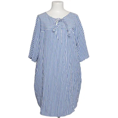 Robe (Bleu, Blanc) de Seventy by Sergio Tegon Polyamide, Viscose