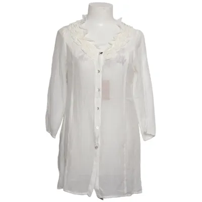 Blouse (White) from Carmen Cotton, Silk