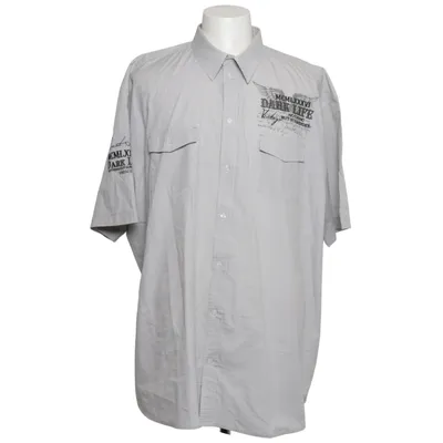 Short sleeve shirt (Gray, Black) from Men +