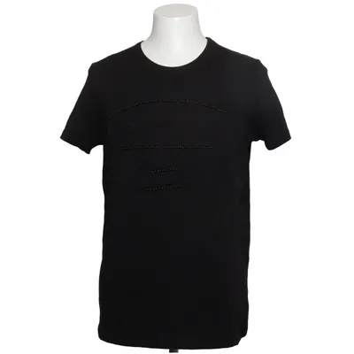 T-shirt (Zwart) van Pologarage Katoen, Elastaan