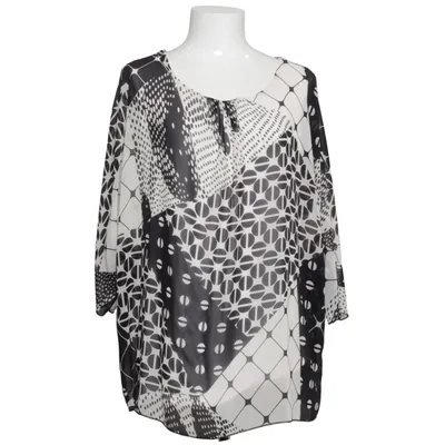 Blouse (Black, White, Multicolored) from Mekstone Elastane, Polyester, Viscose