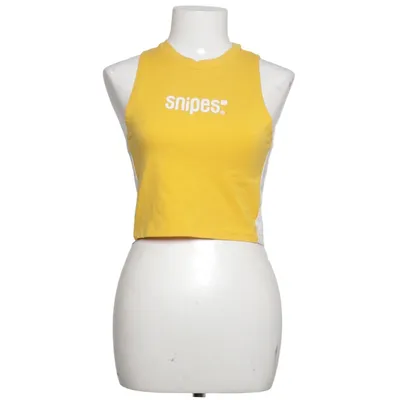 Crop top (Yellow, White) from Snipes