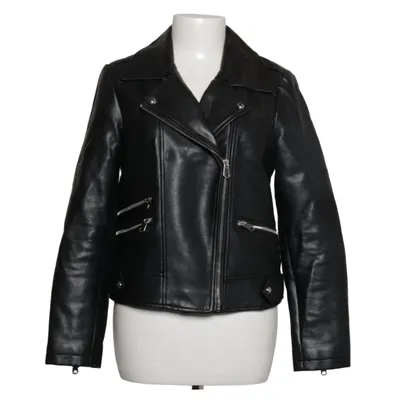 Biker jacket (Black) from Collection Pimkie Cotton, Polyester, Polyurethane