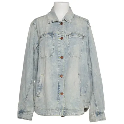 Denimjakke (Blå) fra Velvet Heart Bomuld, Tencel