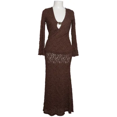 Maxikjole (Brun) fra New Collection Elastan, Polyester, Viscose