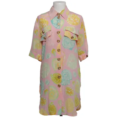 Chemise à manches courtes (Rose, Multicolore) de Renzo Soie