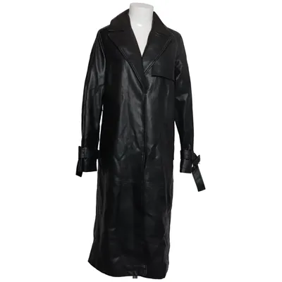 Coat (Black) from LC Waikiki Polyester, Polyurethane
