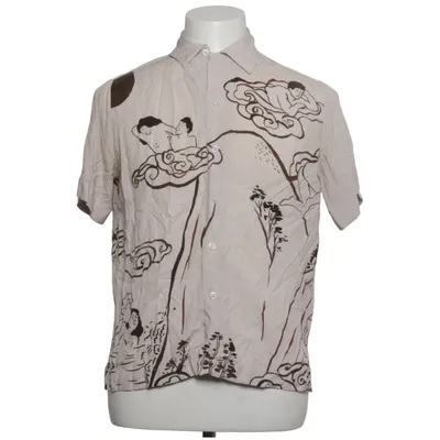 Kortærmet skjorte (Beige, Brun) fra Carne Bollente Viscose