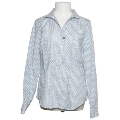 Chemise (Bleu, Blanc) de Wallmann Coton, Élasthane