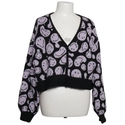Cardigan (Zwart, Lila) van Smiley x H&M Acryl, Elastaan, Polyester, Wol