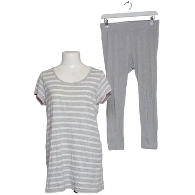 Pajamas (Gray, White) from Jolinesse Cotton, Viscose