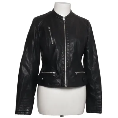 Jacket (Black) from Clockhouse Polyester, Polyurethane, Viscose