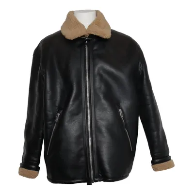 Shearling Jacke (Schwarz) von H&M Polyester