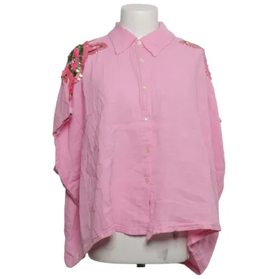 Short sleeve shirt (Pink, Multicolored) from Gold & Silver Cotton