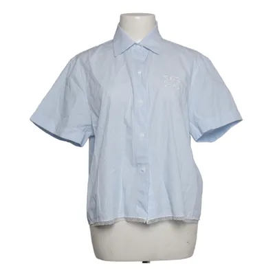 Short sleeve shirt (Blue, White) from Margittes Cotton