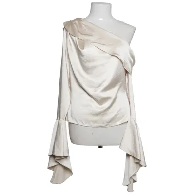 Bluse (Beige) fra ASOS Luxe Elastan, Polyester