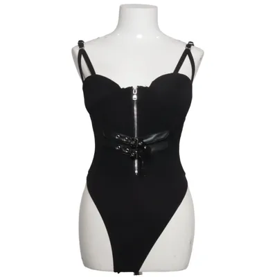 Romper (Zwart) van Voir Voir Katoen, Polyamide, Polyurethaan, Viscose