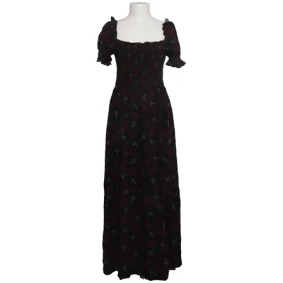 Jurk (Zwart, Rood, Grijs) van Rock Rebel Viscose
