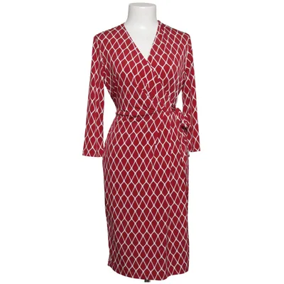 Omlottklänning (Röd, Vit) från Comma Elastan, Polyester