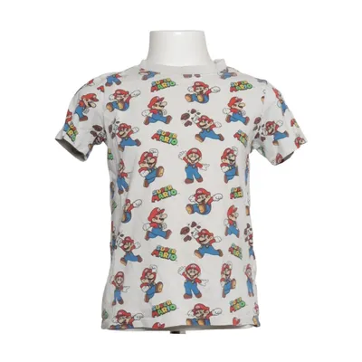 T-shirt (Vit, Flerfärgad) från Super Mario Bomull