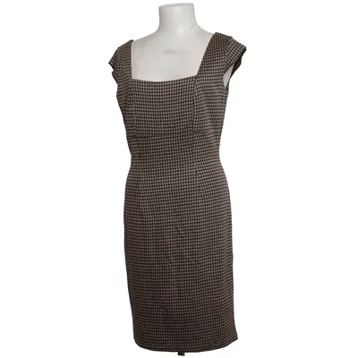 Klänning (Svart, Beige) från Bergamo Polyester, Viskos