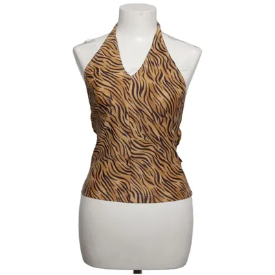 Halter neck top (Brown, Black) from Esbon Elastane, Polyamide